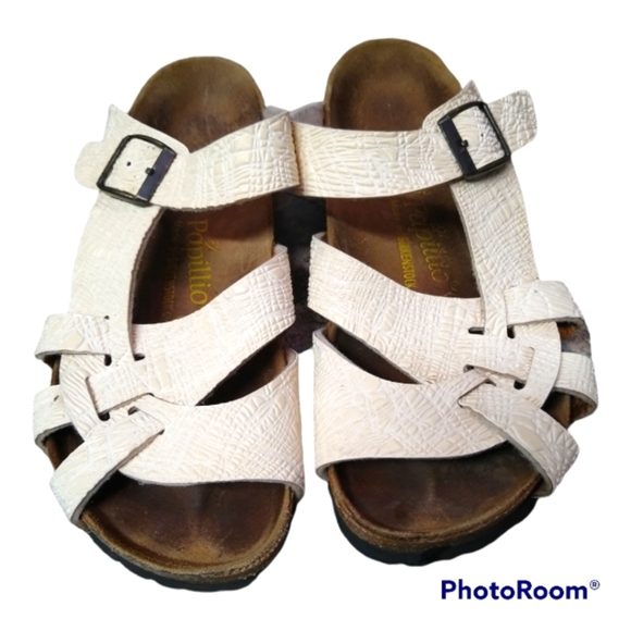 Birkenstock Shoes - Birkenstock Papillio Sandals White Pisa Women's 37